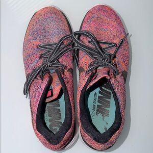 Nike Women’s Pink and Orange Knit Neutral Running Shoes